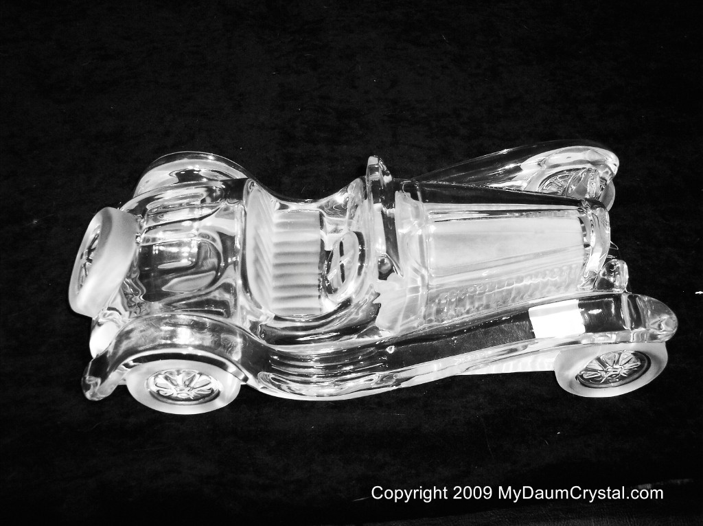 My Daum Crystal Bugatti 55 Roadster